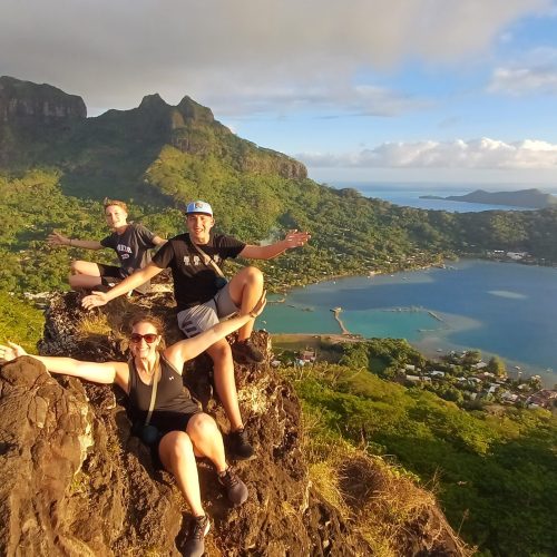 Group travel to French Polynesia, Moorea Mountains